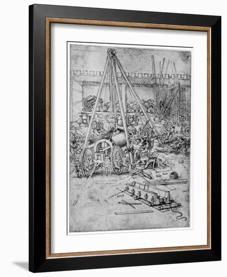 Cannon Foundry, 1487-Leonardo da Vinci-Framed Giclee Print