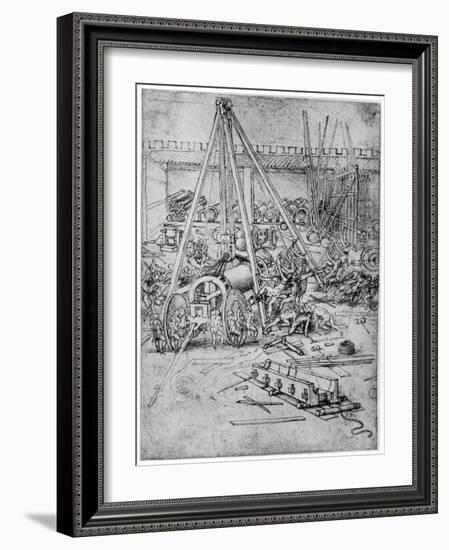 Cannon Foundry, 1487-Leonardo da Vinci-Framed Giclee Print