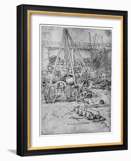 Cannon Foundry, 1487-Leonardo da Vinci-Framed Giclee Print