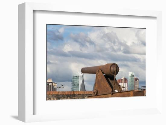 Cannon in Forte Do Castelo, Belem, Para State, Brazil-Keren Su-Framed Photographic Print