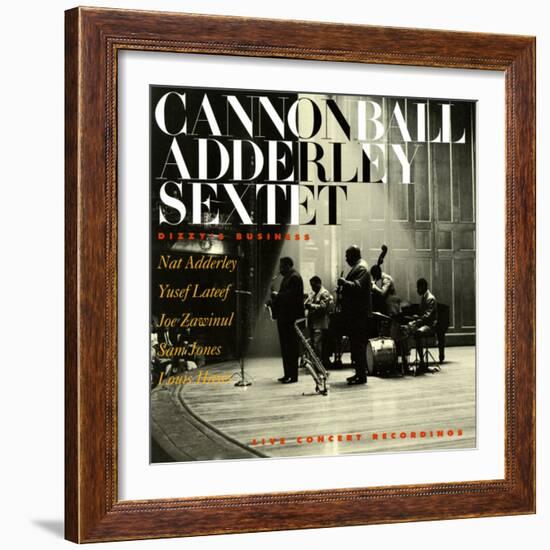 Cannonball Adderley - Dizzy's Business--Framed Art Print