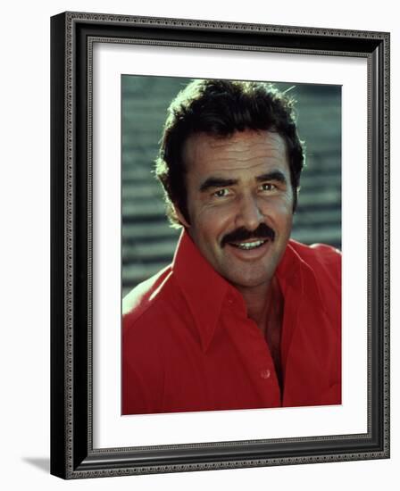 Cannonball Run, Burt Reynolds, 1981-null-Framed Photo