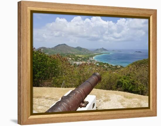 Cannons on Carriacou, Grenada, Windward Islands, West Indies, Caribbean, Central America-Michael DeFreitas-Framed Premier Image Canvas