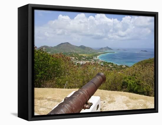 Cannons on Carriacou, Grenada, Windward Islands, West Indies, Caribbean, Central America-Michael DeFreitas-Framed Premier Image Canvas