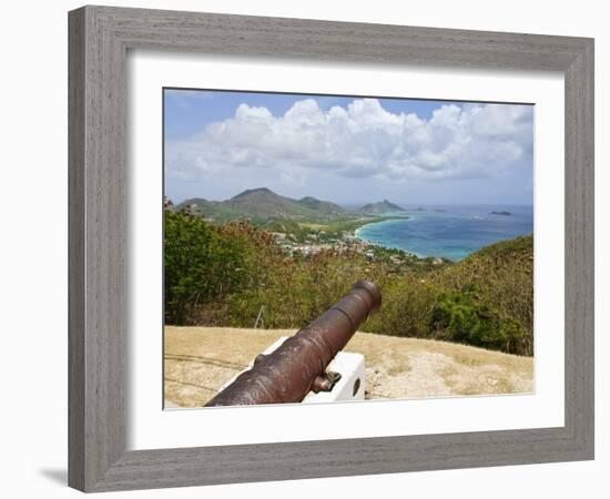 Cannons on Carriacou, Grenada, Windward Islands, West Indies, Caribbean, Central America-Michael DeFreitas-Framed Photographic Print