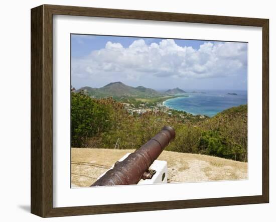 Cannons on Carriacou, Grenada, Windward Islands, West Indies, Caribbean, Central America-Michael DeFreitas-Framed Photographic Print