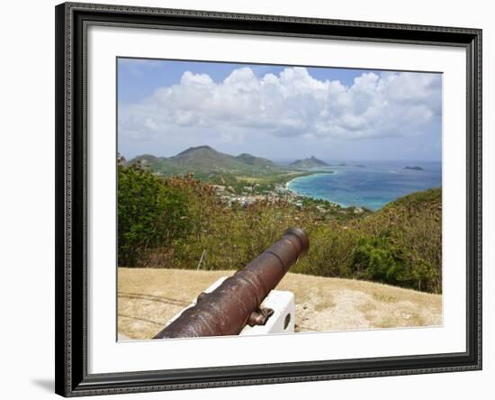 Cannons on Carriacou, Grenada, Windward Islands, West Indies, Caribbean, Central America-Michael DeFreitas-Framed Photographic Print