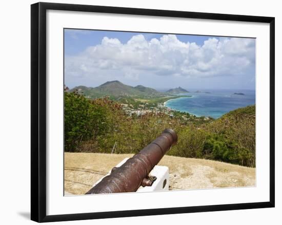 Cannons on Carriacou, Grenada, Windward Islands, West Indies, Caribbean, Central America-Michael DeFreitas-Framed Photographic Print