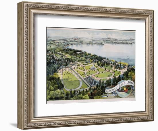 Canobie Lake Park Poster-null-Framed Giclee Print