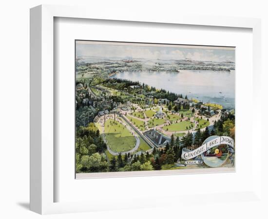 Canobie Lake Park Poster-null-Framed Giclee Print