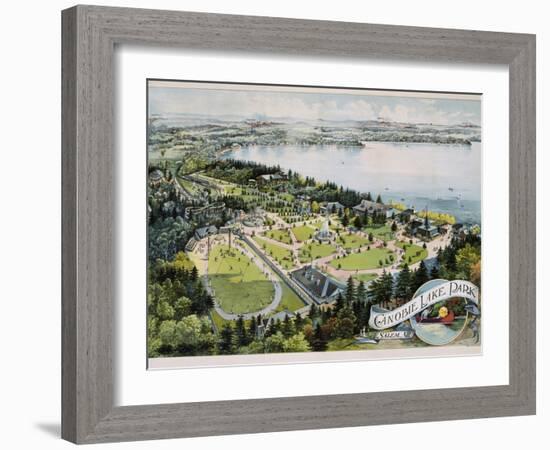 Canobie Lake Park Poster-null-Framed Giclee Print