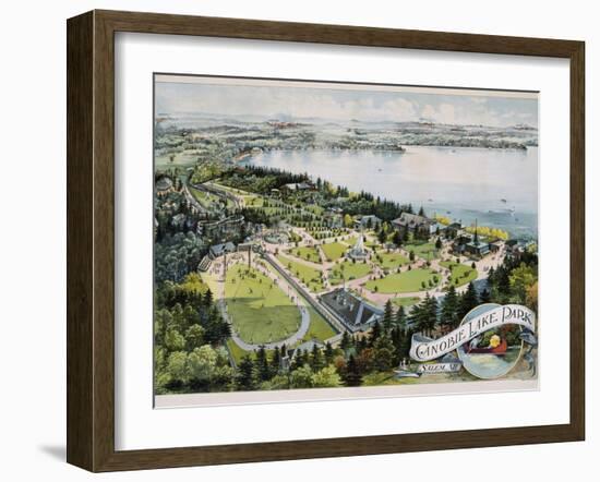 Canobie Lake Park Poster-null-Framed Giclee Print