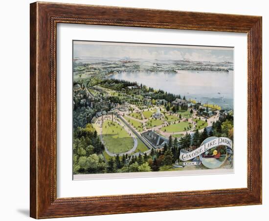 Canobie Lake Park Poster-null-Framed Giclee Print