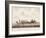 Canoe at Island of Sakhalin, Engraving Based on Drawing by Francois-Michel Blondela-null-Framed Giclee Print