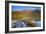 Canoe at Pyramid Lake with Pyramid Mountain in the Background-Miles Ertman-Framed Photographic Print