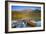 Canoe at Pyramid Lake with Pyramid Mountain in the Background-Miles Ertman-Framed Photographic Print