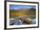 Canoe at Pyramid Lake with Pyramid Mountain in the Background-Miles Ertman-Framed Photographic Print