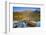 Canoe at Pyramid Lake with Pyramid Mountain in the Background-Miles Ertman-Framed Photographic Print