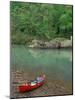 Canoe by the Big Piney River, Arkansas-Gayle Harper-Mounted Photographic Print