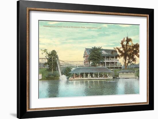 Canoe Club, Indianapolis, Indiana-null-Framed Art Print