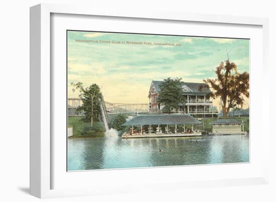 Canoe Club, Indianapolis, Indiana-null-Framed Art Print