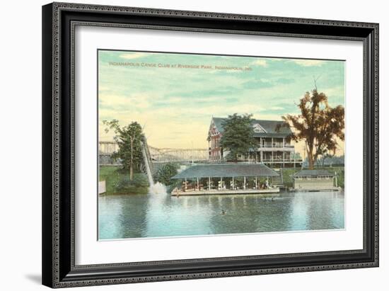 Canoe Club, Indianapolis, Indiana-null-Framed Art Print