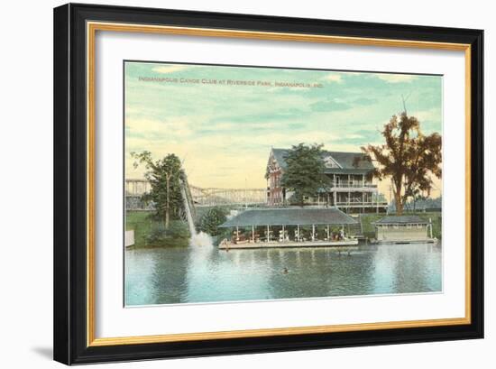 Canoe Club, Indianapolis, Indiana-null-Framed Art Print