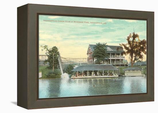 Canoe Club, Indianapolis, Indiana-null-Framed Stretched Canvas