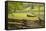 Canoe & Fence-Monte Nagler-Framed Stretched Canvas