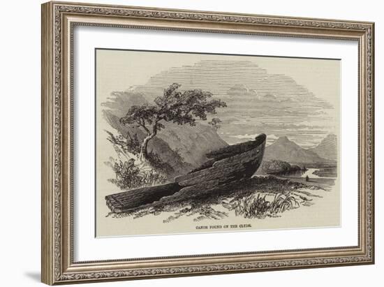 Canoe Found on the Clyde-null-Framed Giclee Print