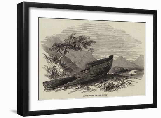Canoe Found on the Clyde-null-Framed Giclee Print