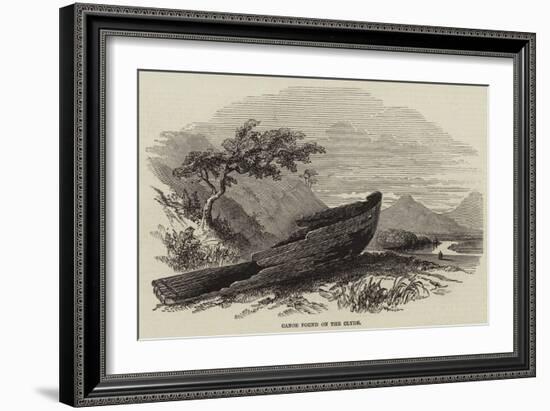 Canoe Found on the Clyde-null-Framed Giclee Print