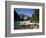 Canoe Moored at Dock on Moraine Lake, Banff NP, Alberta, Canada-Adam Jones-Framed Photographic Print