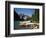 Canoe Moored at Dock on Moraine Lake, Banff NP, Alberta, Canada-Adam Jones-Framed Photographic Print