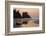 Canoe on a Beach at Sunset, Washington, USA-Gary Luhm-Framed Photographic Print