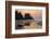 Canoe on a Beach at Sunset, Washington, USA-Gary Luhm-Framed Photographic Print