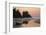 Canoe on a Beach at Sunset, Washington, USA-Gary Luhm-Framed Photographic Print