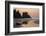 Canoe on a Beach at Sunset, Washington, USA-Gary Luhm-Framed Photographic Print