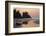 Canoe on a Beach at Sunset, Washington, USA-Gary Luhm-Framed Photographic Print