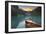 Canoe on Lake Louise at Sunrise-Miles Ertman-Framed Photographic Print