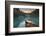 Canoe on Lake Louise at Sunrise-Miles Ertman-Framed Photographic Print