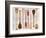 Canoe, Paddles & Oar-Edward M. Fielding-Framed Art Print