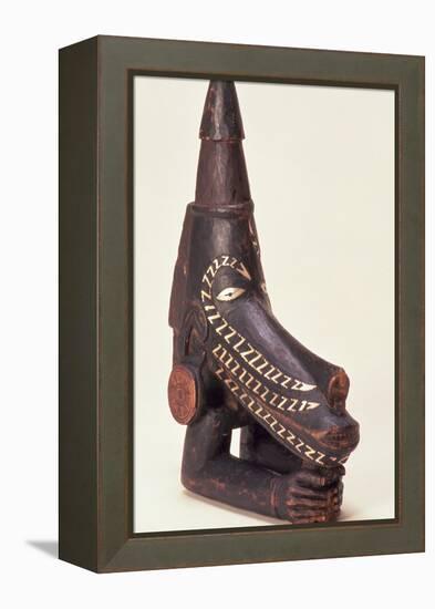 Canoe Prow Ornament (Nguzu Nguzu) from Ysabel, Solomon Islands, Late 19th Century-null-Framed Premier Image Canvas