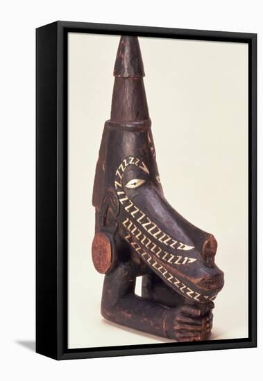 Canoe Prow Ornament (Nguzu Nguzu) from Ysabel, Solomon Islands, Late 19th Century-null-Framed Premier Image Canvas