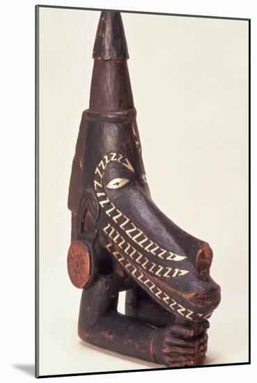 Canoe Prow Ornament (Nguzu Nguzu) from Ysabel, Solomon Islands, Late 19th Century-null-Mounted Photographic Print