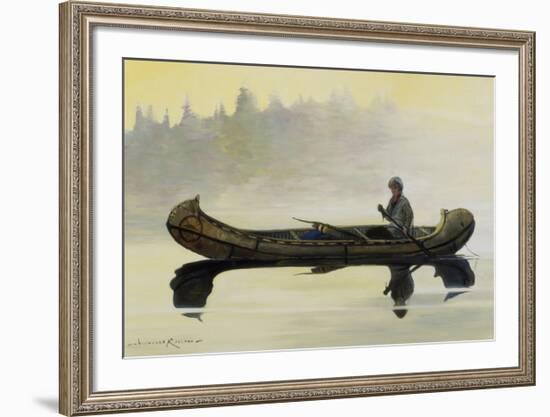 Canoe-Nicholas Coleman-Framed Premium Giclee Print