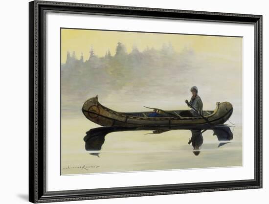 Canoe-Nicholas Coleman-Framed Premium Giclee Print