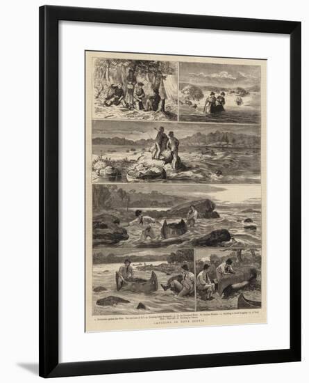 Canoeing in Nova Scotia-Joseph Nash-Framed Giclee Print