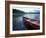 Canoeing on Lake Tarleton, White Mountain National Forest, New Hampshire, USA-Jerry & Marcy Monkman-Framed Photographic Print