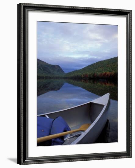 Canoeing on Lower South Branch Pond, Northern Forest of Maine, USA-Jerry & Marcy Monkman-Framed Photographic Print